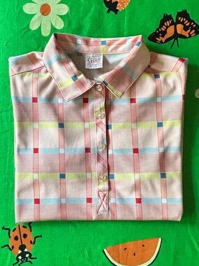 Graff 70s Plaid Polo